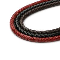 Leather Cord vintage & DIY & braided nickel lead & cadmium free 8mm Approx Sold By Spool