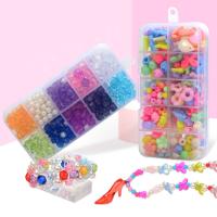 Crianças DIY Cadeia Beads setembro, acrilico, para crianças, Mais cores pare escolha, 128x66x22mm, vendido por box