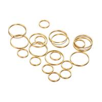 RVS Gesloten Ring, Roestvrij staal, Donut, plated, DIY & verschillende grootte voor keus, meer kleuren voor de keuze, 50pC's/Bag, Verkocht door Bag