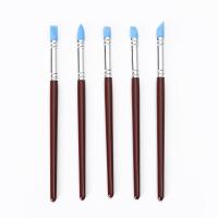 Wood Pottery Tools with Rubber & Aluminum mixed colors Sold By Set