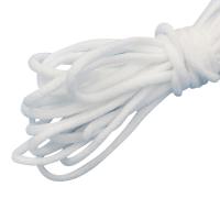 Polyamide Elastic Thread plated white 3mm Sold By PC