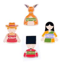 Collar Brooch Zinc Alloy with enamel plated cute nickel lead & cadmium free Sold By Lot