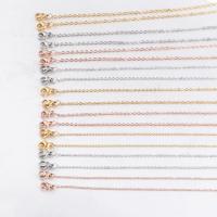 Stainless Steel Necklace Chain 304 Stainless Steel plated fashion jewelry & Unisex 450mm Sold By Strand