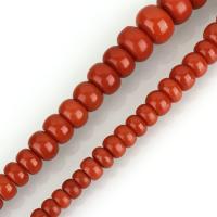 Perles en corail naturel, Rond, poli, DIY, orange rougeâtre, 10-12-14-16-18mm, Trou:Environ 1mm, Environ 51PC/brin, Vendu par Environ 18 pouce brin