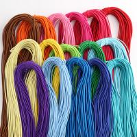 Ελαστική Thread, Πολυεστέρας, επιχρυσωμένο, Βιώσιμη, περισσότερα χρώματα για την επιλογή, 2mm, 45m/spool, Sold Με spool