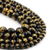 Fashion Glass Beads Round Sold By Strand