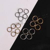 Iron Open Jump Ring plated DIY Sold By Bag