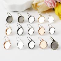 Iron Lever Back Earring Blank plated DIY nickel lead & cadmium free Sold By Bag