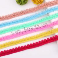 Lace Trim & Ribbon Polyamide with fluffy ball & DIY 1cm Sold By Strand