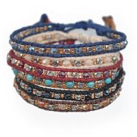Friendship Bracelet Seedbead with Zinc Alloy plated fashion jewelry & for woman 14-25CM Sold By PC