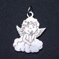 Stainless Steel Pendants Angel plated DIY Sold By PC