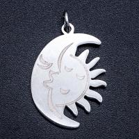 Stainless Steel Pendants Sun plated DIY Approx Sold By Bag
