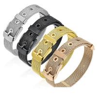 Stainless Steel Mesh Bracelet plated fashion jewelry & Unisex Sold By PC