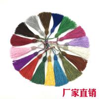 Decoratieve kwast, Polyester, DIY, meer kleuren voor de keuze, 12x150mm, Verkocht door PC