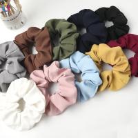 Hair Scrunchies Cloth durable & elastic & for woman 120mm Sold By PC