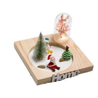 Pine Zen Sandbox Ornament with Resin half handmade for home and office Sold By PC