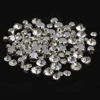 Rhinestone Jewelry Beads irregular white nickel lead & cadmium free 3mmuff0c4mmuff0c5mmuff0c6mmuff0c7mmuff0c8mmuff0c10mm Sold By Bag