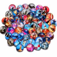 Chunks en pressers, Glas, plated, Duurzame & mode sieraden & verschillende stijlen voor de keuze, meer kleuren voor de keuze, 18mm, Verkocht door PC