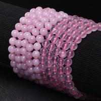 Natürliche Rosenquarz Perlen, rund, poliert, DIY & verschiedene Größen vorhanden, keine, verkauft per ca. 7.5 ZollInch Strang