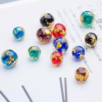 Gold Foil Lampwork Beads durable & DIY Sold By PC