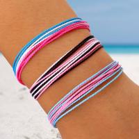 Fashion Create Wax Cord Bracelets fashion jewelry Sold By Set