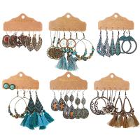 Zinc Alloy Earring Set fashion jewelry Sold By Set