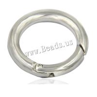 Stainless Steel Spring Ring Clasp gold color plated metallic color plated Sold By Lot