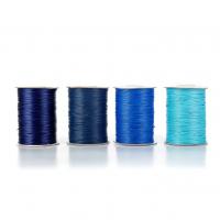 Voks Cord, Koreansk + Sydkorea, du kan DIY, flere farver til valg, 1mm, Ca. 80m/Spool, Solgt af Spool
