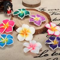 Hair Accessories DIY Findings Polymer Clay Flower handmade 35*10mm Approx 2mm Sold By Box