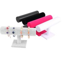 Læder armbånd display, PVC-plast, med PU, forskellige materialer til valg, flere farver til valg, 235x150mm, 5pc'er/Lot, Solgt af Lot