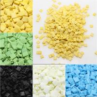 Glass Seed Beads Tila Pärlor, Square, dubbelsidig, fler färger för val, 5*5*1.9mm, 200PC/Bag, Säljs av Bag