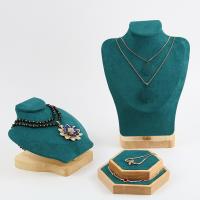 Fashion Jewelry Display Velveteen durable  green Sold By PC