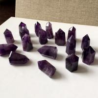 Amethyst Point Decoration plated random style & fashion jewelry 40mm Sold By PC