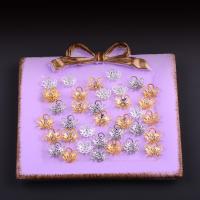 Eisen Perlkappen, Blume, plattiert, DIY & hohl, keine, 10mm, 10000PCs/Tasche, verkauft von Tasche