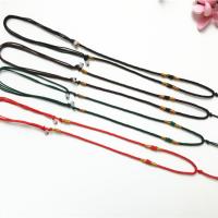 Cuerdas para Collares, cordón poliéster, Bricolaje & unisexo, color mixto, longitud 13 Inch, 400Strandsfilamento/Bolsa, Vendido por Bolsa