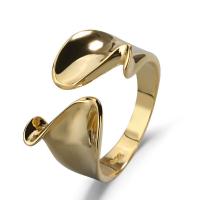 Brass Cuff Finger Ring plated vintage & for woman nickel lead & cadmium free 11mm US Ring .5 Sold By Bag
