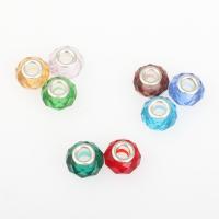 Resin European Large Hole Beads Donut DIY 14*14*9mm Approx 5mm Sold By Bag