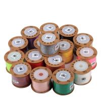 Cuerda de Nylon, Nylón, Joyería & Bricolaje, más colores para la opción, 0.60mm, 120m/Carrete, Vendido por Carrete