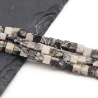 Mixed Gemstone Beads Quartz with Gemstone Square & DIY 4*4mm Sold By Strand