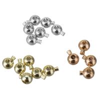 Brass Ear Nut Component plated fashion jewelry & for woman nickel lead & cadmium free Approx 1.5mm Sold By Lot