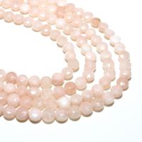 Natural Aventurine Beads Pink Aventurine Flat Round DIY & faceted light pink 6mm Sold By Strand