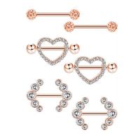 Stainless Steel Nipple Ring fashion jewelry & for woman Sold By Set