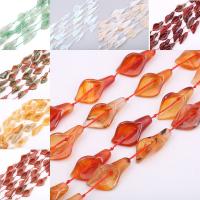 Mixed Gemstone Beads Natural Stone Loudspeaker polished & DIY 15*28uff0c25*35mm Sold By Strand