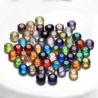 Απομιμήσεις CRYSTALLIZED™ Crystal χάντρες, Κρύσταλλο, επιχρυσωμένο, DIY, μικτά χρώματα, 6mm,8mm,10mm, 50PCs/τσάντα, Sold Με τσάντα