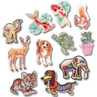 Sewing on Patch, Polyester, Dog, different styles for choice & for woman, more colors for choice, Sold By PC