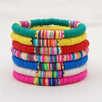 Friendship Bracelet Polymer Clay for woman 6mm Inner Approx 127mm Sold By Strand