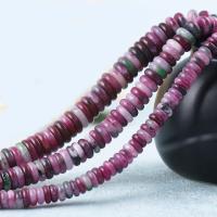 Gemstone Smycken Pärlor, Natursten, Flat Round, polerad, naturliga & DIY, flerfärgad, Säljs av Strand