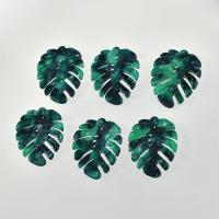 Akrylové Přívěsky, Akryl, DIY, zelený, 28x23mm, 20PC/Bag, Prodáno By Bag
