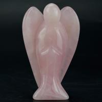 Rose Quartz Craft Decoration Angel plated durable Sold By PC