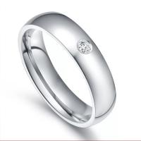 Stainless Steel Finger Ring Unisex  4mm US Ring Sold By PC